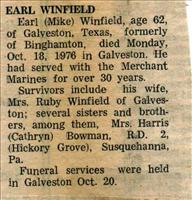 Winfield, Earl (Mike)